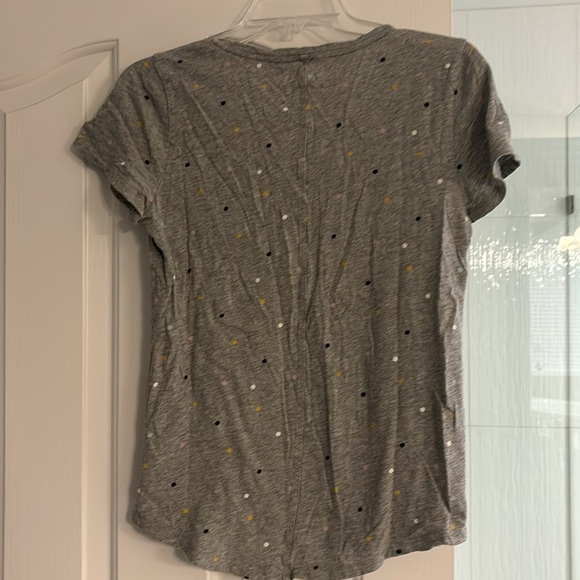Grey Gap small Ladies V-neck T-shirt - Picture 4 of 4